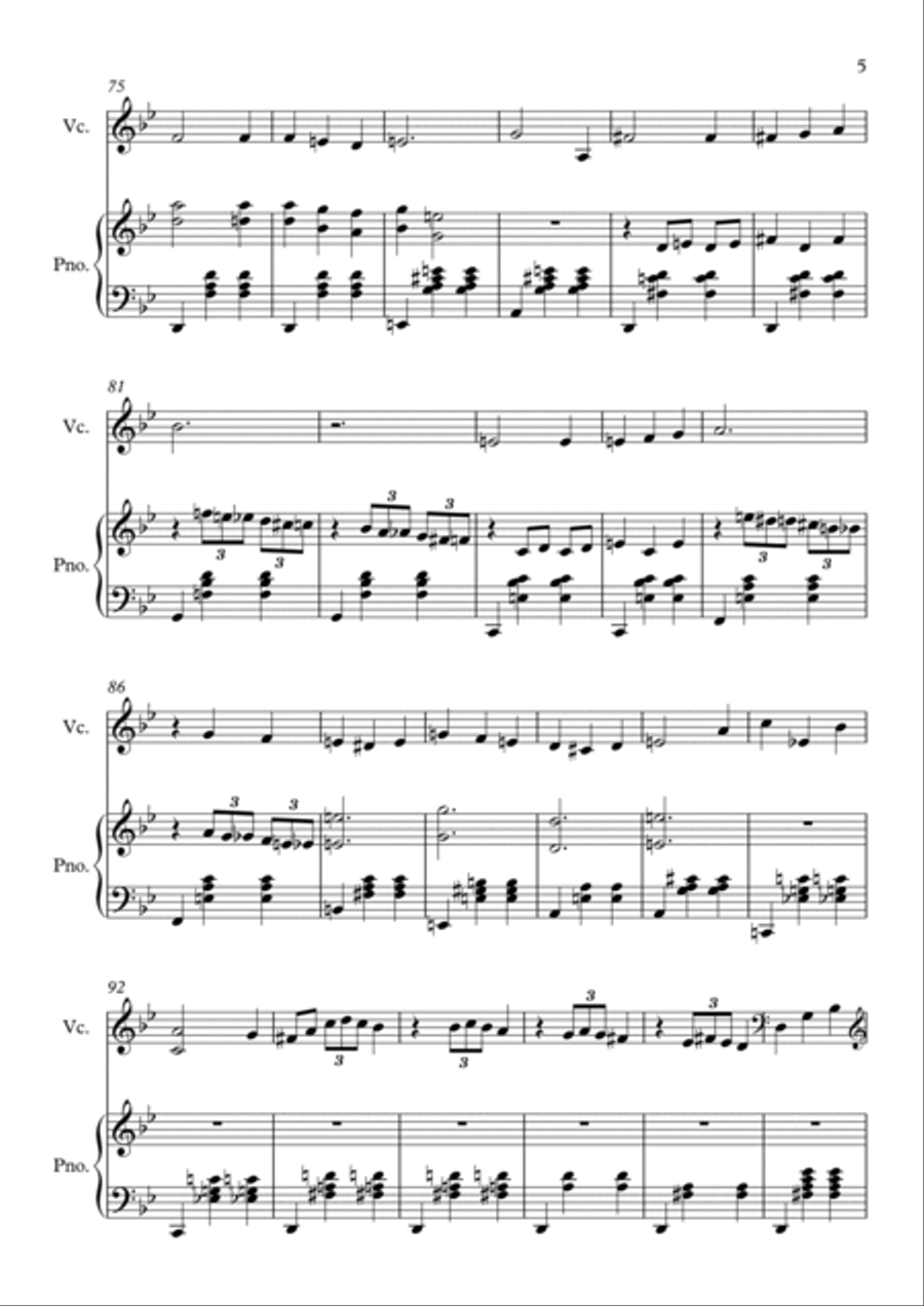 Howl's Moving Castle Piano scores gallery preview page 5
