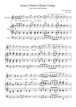 Jesus Christ is Risen Today Last Verse for organ with descant