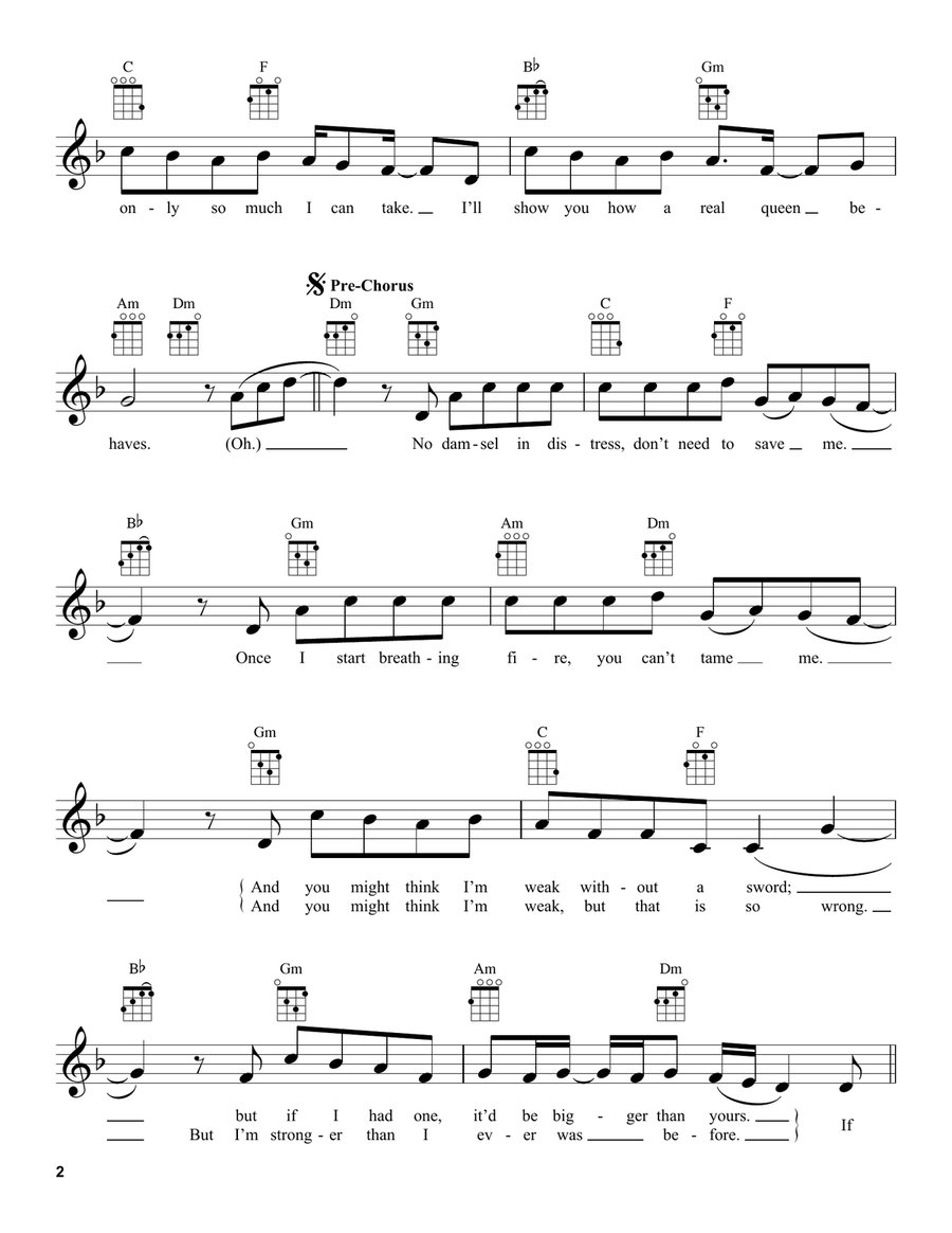 Kings & Queens Kings & Queens Ukulele scores gallery preview page 2