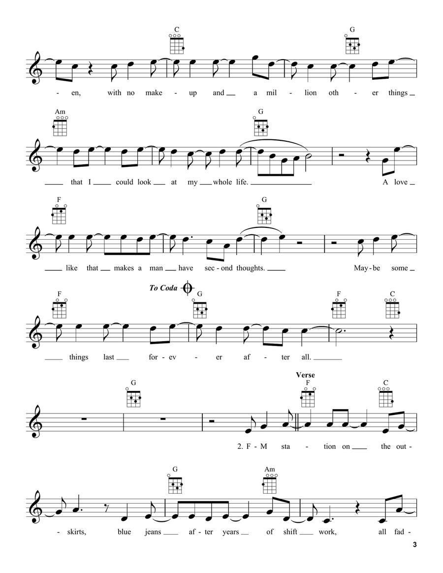 Forever After All Forever After All Ukulele scores gallery preview page 3