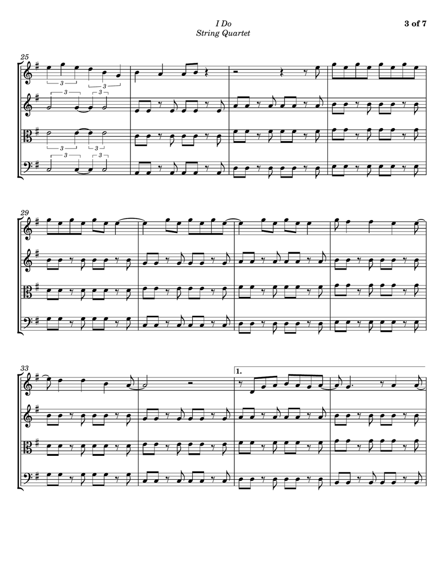I Do I Do String Quartet scores gallery preview page 3