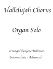 Hallelujah Chorus Organ in D Intermediate