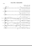 Jesu Rex Admirabilis - Palestrina (16th century) Arr. by Graham Dickson-Place SAB and Brass Choir