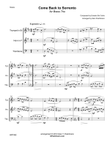 COME BACK TO SORRENTO - BRASS TRIO (unaccompanied)