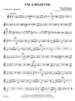 I'm a Believer (arr. Johnnie Vinson) - Eb Baritone Saxophone