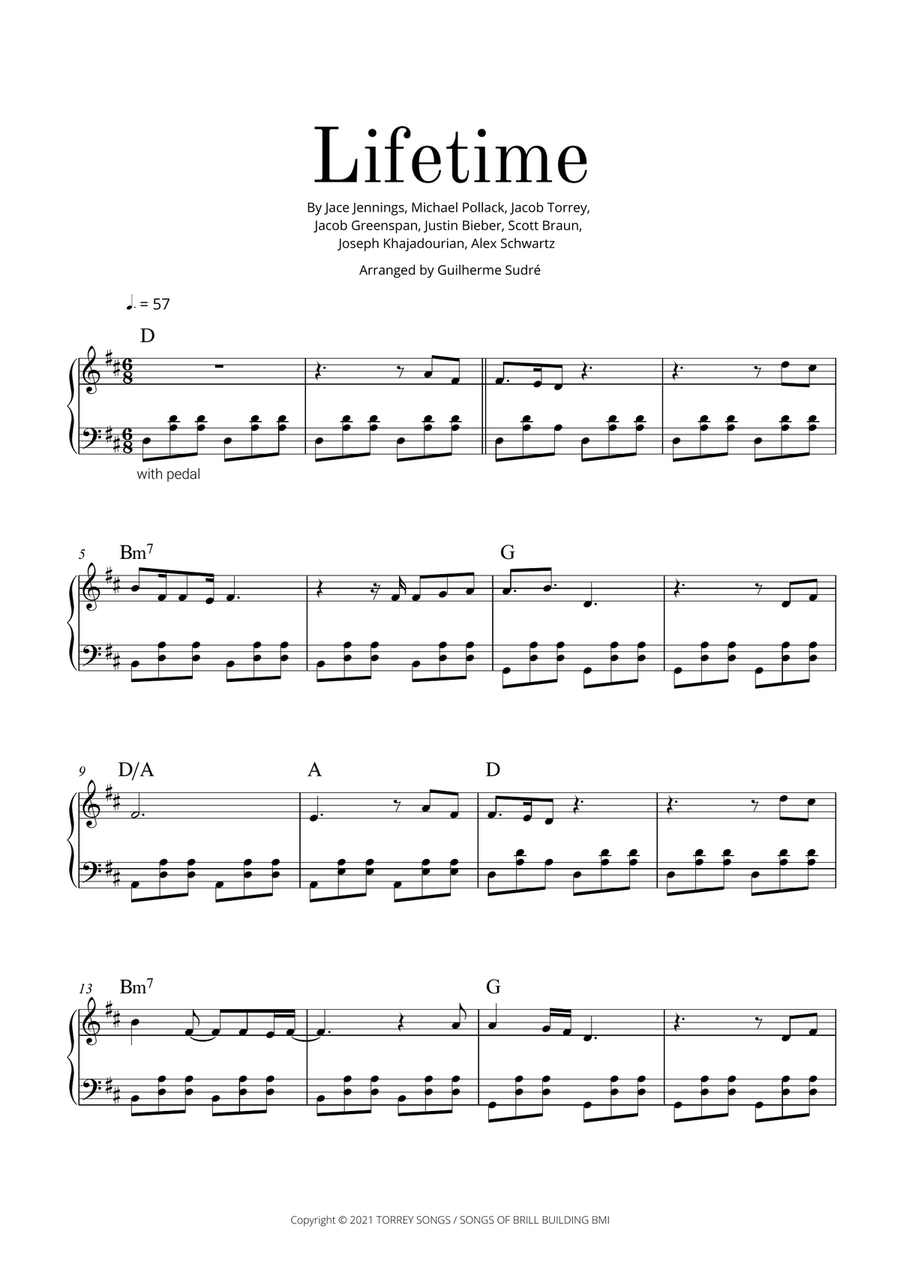 Lifetime Piano Solo scores gallery preview page 2