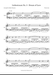 Liebestraum No. 3 - Dreams of Love ( Easier)