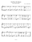 God Save the Queen, intermediate lever harp arrangement