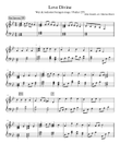 Wat de toekomst brengen moge / Love Divine, intermediate harp arrangement