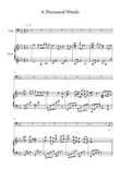 A Thousand Winds for Cello and Piano