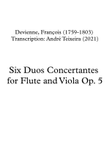 Six Duos Concertantes for Flute and Viola - Flute part