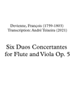 Six Duos Concertantes for Flute and Viola - Viola part