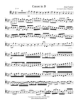 Canon in D - Bassoon part. - (Arr. Bassoon and Piano or bassoon trio)