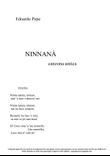 Ninnanà