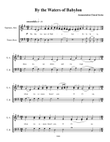 By the Waters of Babylon-arr. Woods