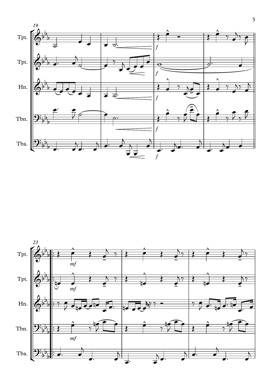 We've Only Just Begun We've Only Just Begun Brass Ensemble scores gallery preview page 3