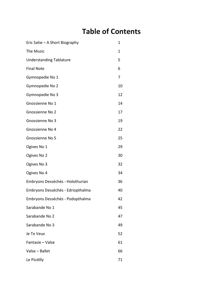 Eric Satie: Expanded Edition Ukulele scores gallery preview page 2