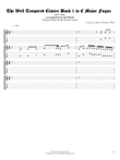 The Well-Tempered Clavier, Book I: Fugue No. 1 in C Major, BWV 846 (Arr. for Electric Guitar by Kevi
