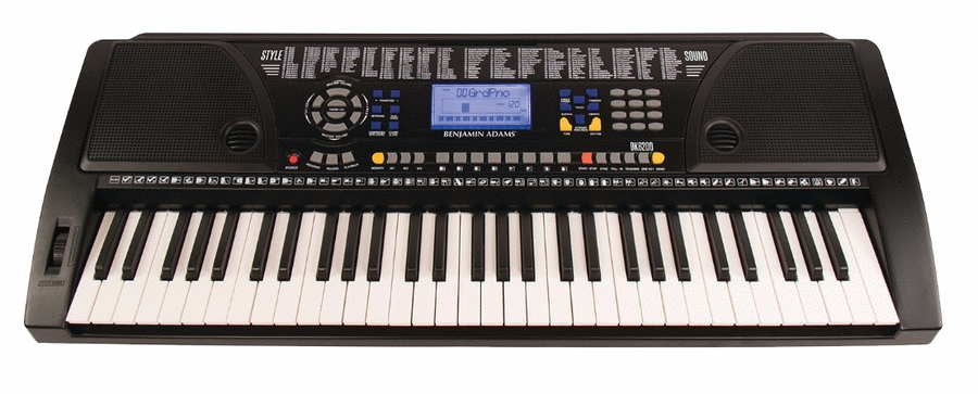 Benjamin Adams DK6200 Beginner Portable Keyboard scores gallery preview page 1