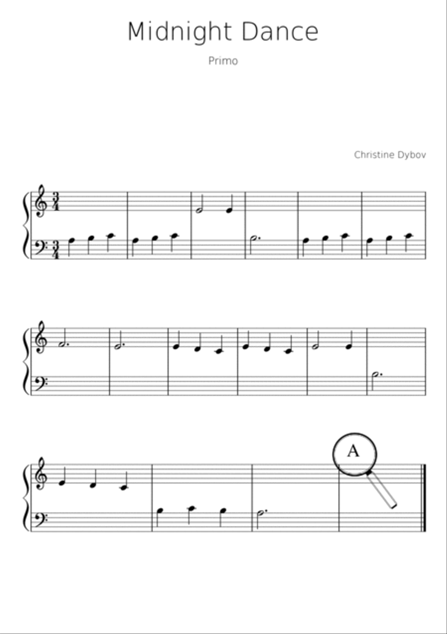 A little Halloween Nightmare Piano Method scores gallery preview page 2