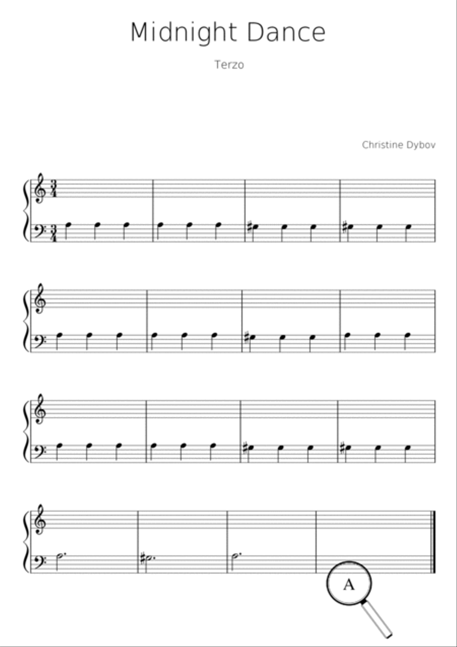 A little Halloween Nightmare Piano Method scores gallery preview page 4