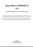 Jean-Thierry Boisseau: Hylé for flute, Bb clarinet, violoncello and piano