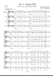 Shakespearean Sonnet VIII. Original composition by Graham Dickson-Place SATB a capella