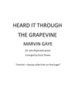 I Heard It Through The Grapevine