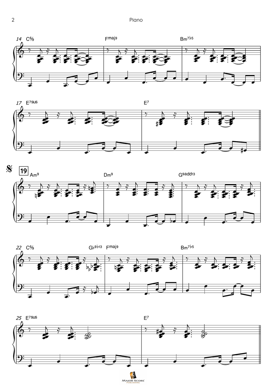 I Will Survive Piano scores gallery preview page 6