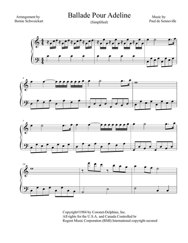 Ballade Pour Adeline