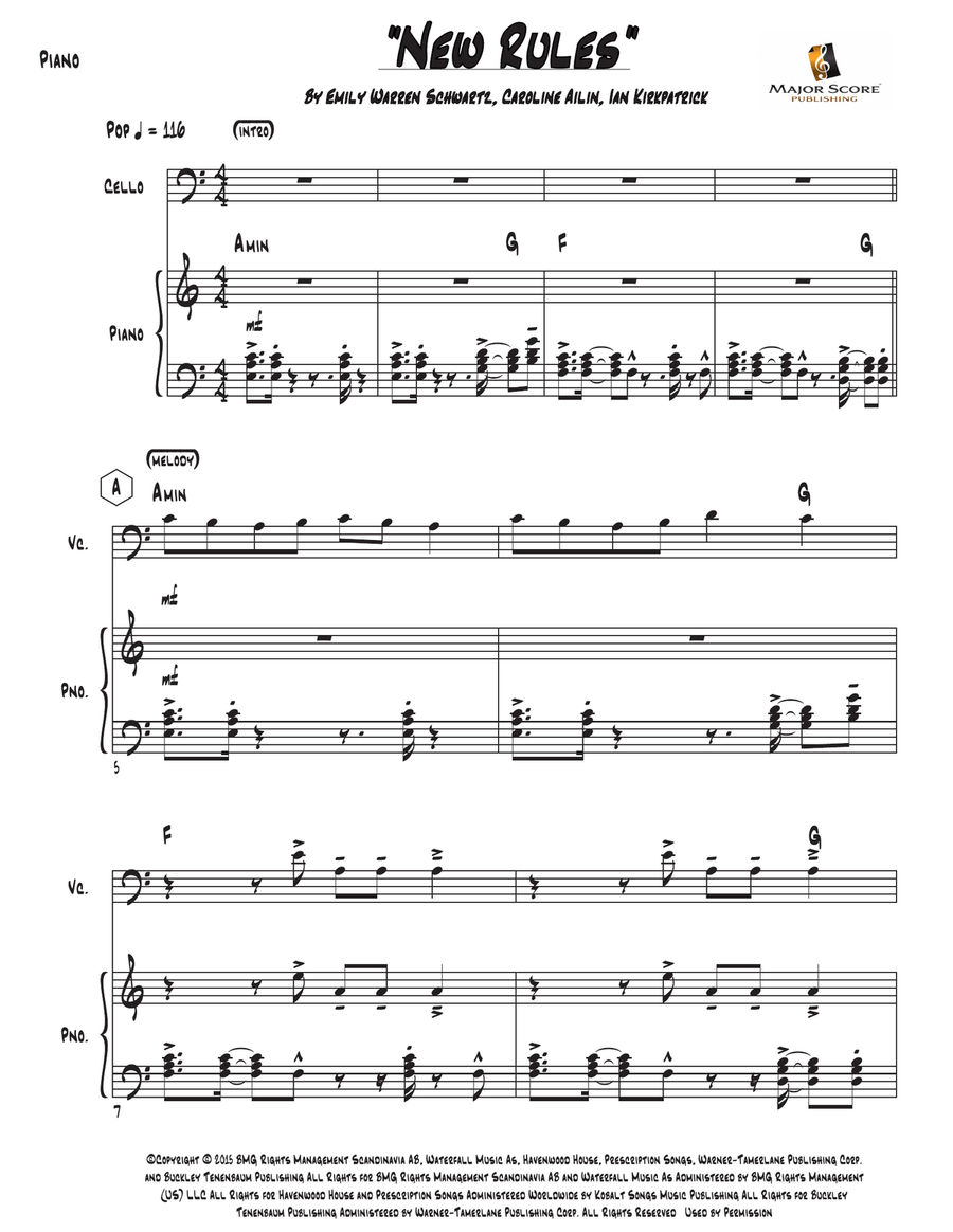 New Rules Piano scores gallery preview page 6