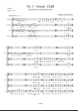 Shakespeare Sonnet No. CLIII - 'Cupid laid by his brand and fell asleep' Composed by Graham Dickson-
