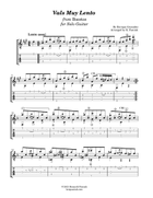 Vals muy lento (for Solo Guitar) Chamber Music scores gallery preview page 3