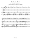 Carol of the Bells for Flute Quartet (4 Flutes)