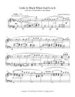 Little Is Much When God is In It - Piano Solo