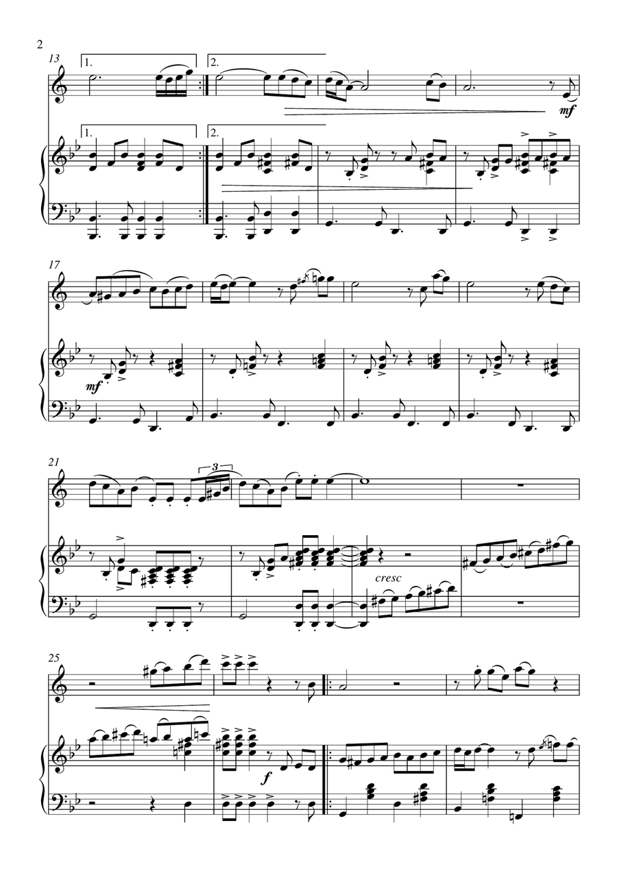 El Condor Pasa El Condor Pasa Clarinet Solo scores gallery preview page 3