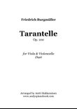 Tarantelle Op. 100 - Viola & Cello Duet