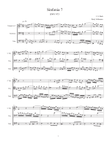 Sinfonia 7, J. S. Bach, adapted for C trumpet, Trombone, and Tuba