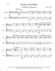 Sonata in Eb Minor for 2 Bassoons
