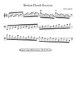 Broken Chords Exercise