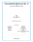 Concertante Boricua No. 3 For Bass Trombone And Small Wind Ensemble