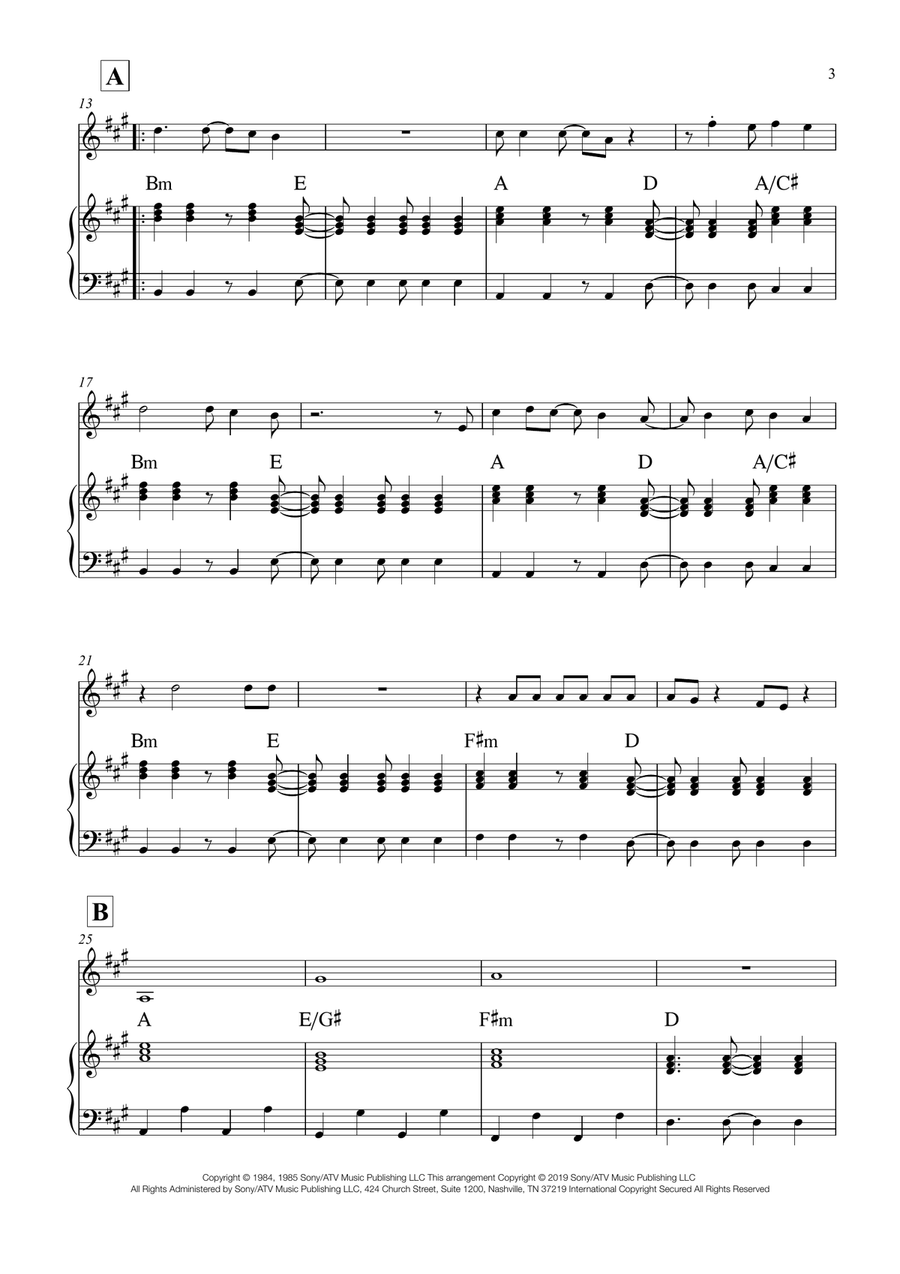 Take On Me Violin Solo scores gallery preview page 3