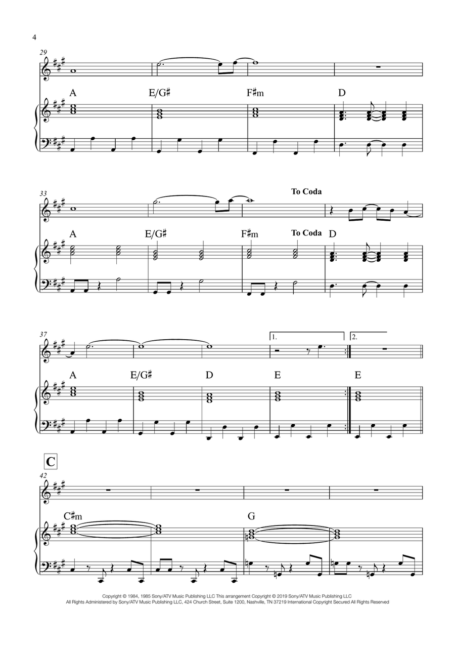 Take On Me Violin Solo scores gallery preview page 4
