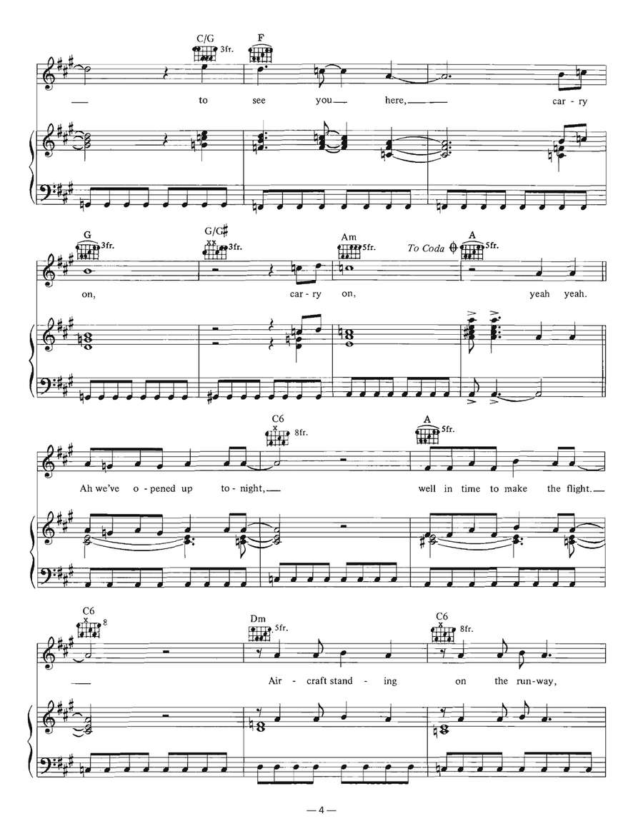 So Glad To See You Here So Glad To See You Here Piano, Vocal, Guitar scores gallery preview page 4