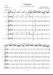 Variation - Les Ruses D'Amor (1900) - Glazunov - Arranged for String Orchestra by Graham Dickson-Pla