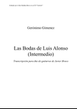Las Bodas de Luis Alonso