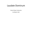 Laudate Dominum (hymn introduction)