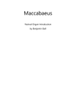 Maccabaeus (hymn introduction)