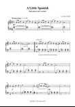 A Little Spanish (easy piano version)