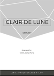 CLAIR DE LUNE - STRING PIANO TRIO (VIOLIN, CELLO & PIANO)